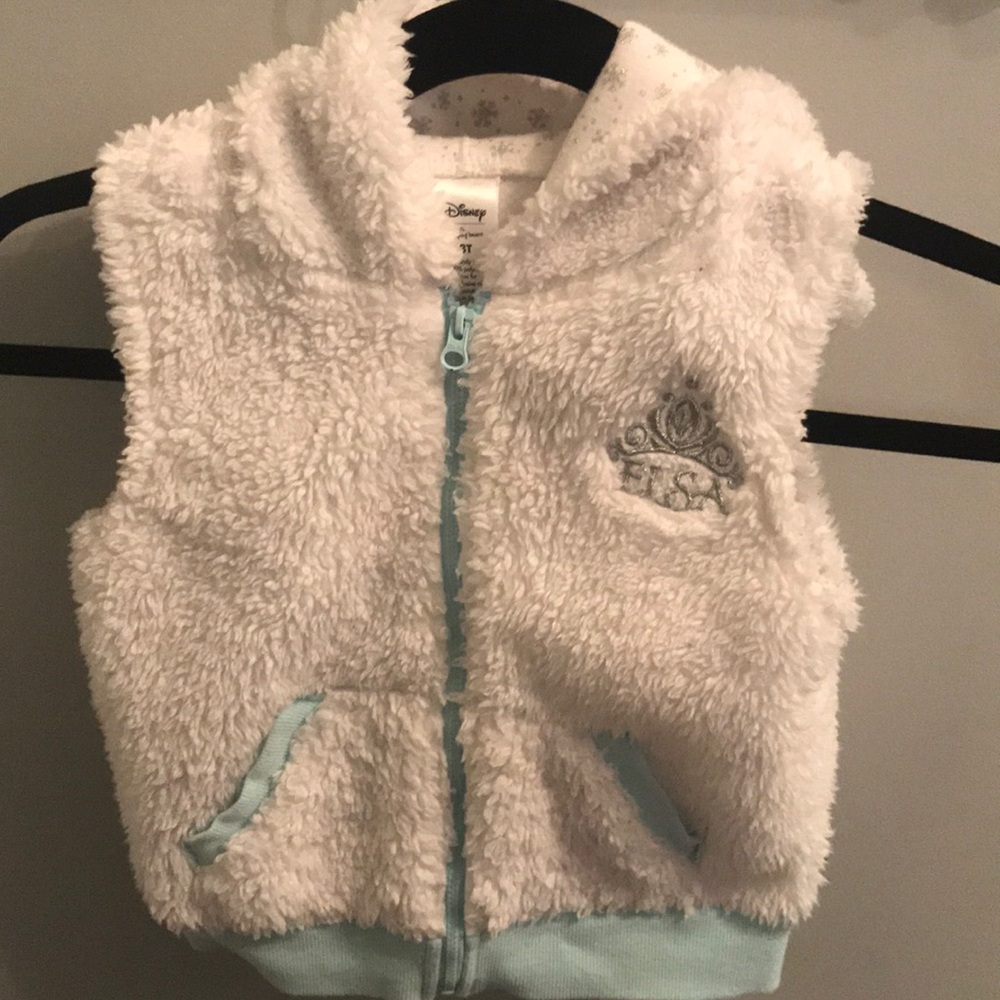 Disney Elsa Furry Vest-3T